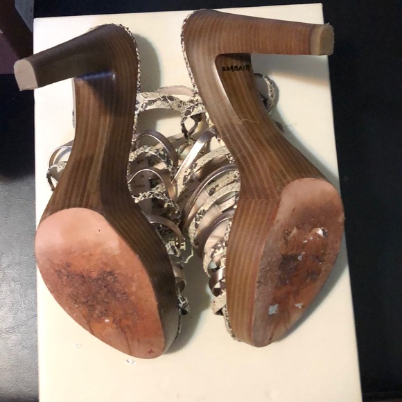 Coach Sarafina snake platform heels - Picture 3 of 4